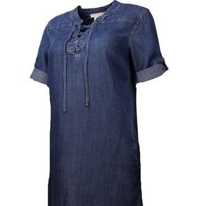 Philosophy Tencel Lace Up Denim Dress‎ size